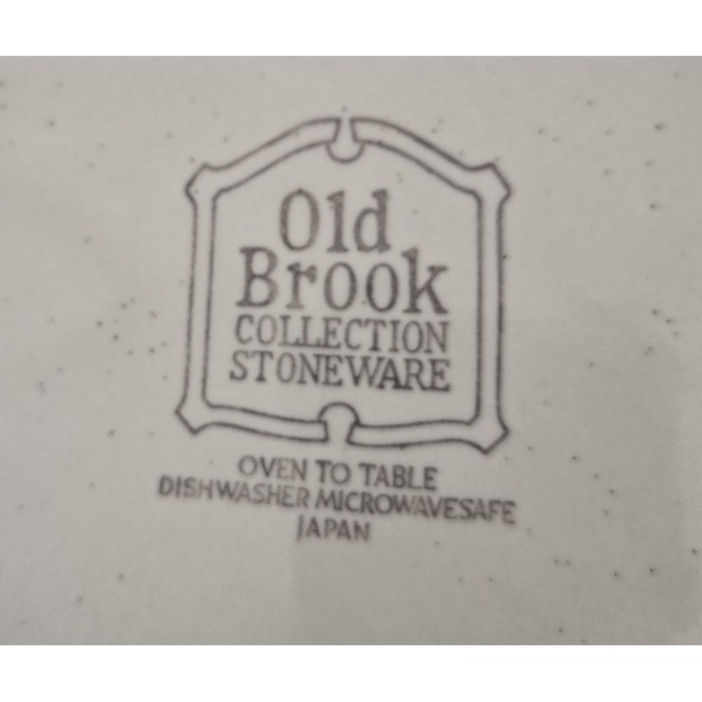 Old Brook Collection Stoneware Casserole Dish With Lid 2 Quart Oven to Table - Picture 6 of 10